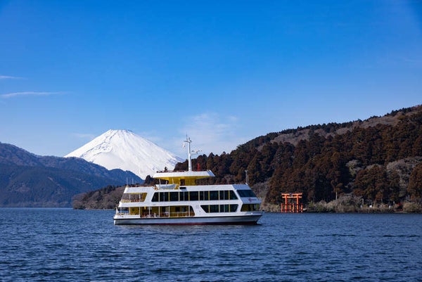 【茨城県内発】 初夏の箱根路ハイライト!箱根あじさい列車・芦ノ湖遊覧船SORAKAZE・大涌谷・箱根神社・山のホテル 小涌谷温泉「箱根ヴェルデの森」宿泊 2日間2
